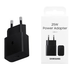 Incarcator pentru Priza Type-C, Super Fast Charging, 25W - Samsung T2510 (EP-T2510NBEGWW) - Black (Blister Packing)