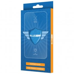 Folie de protectie Ecran Blue Shield pentru Samsung Galaxy A23 5G A236, Sticla Securizata, Full Glue, Case Friendly, Neagra