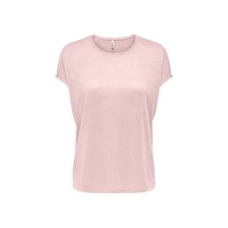 ONLY Top Onlamber Life Ss O-Neck Shine 15343485 13-2803 TCX pale lilac