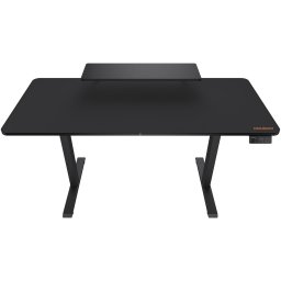 Birou gaming Cougar E-Star 140, Setari personalizate ale inaltimii, Mousepad pentru birou complet, 140 x 60 x 72-117 cm, Negru