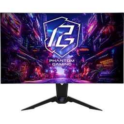 Monitor Gaming WOLED ASRock 31.5" PGO32UFS, UHD (3840 x 2160), HDMI, DisplayPort, Boxe, 480 Hz, 0.03 ms, Negru