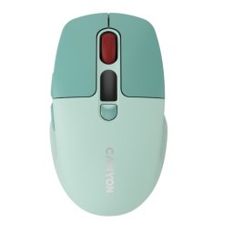 Mouse Optic Canyon MW-26 LCD Silent Dual Mode, Wireless, 2400 DPI, USB, Verde