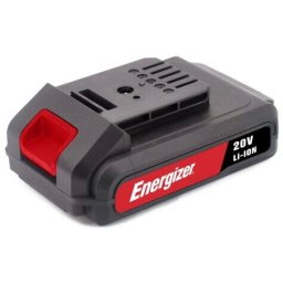 Acumulator scule Energizer, 20V, 2A, 2.000mAh, Negru