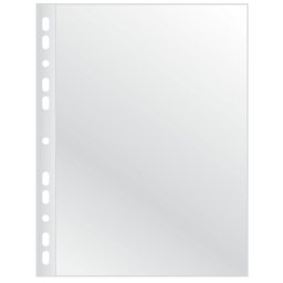 Folie protectie pentru documente, 100 microni, 100folii/set, Q-Connect - cristal