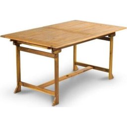 Masa de gradina Lemn, 150/200 x 90 cm, Bej