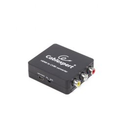 ADAPTOR video GEMBIRD, splitter HDMI (M) la Composite video + audio L/R (M) x 2, rezolutie maxima Full HD (1920 x 1080) la 60Hz, black, "DSC-HDMI-CVBS-001" (timbru verde 0.08 lei)