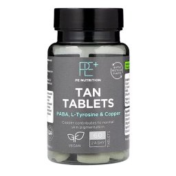 Tan Tablets - Cupru, Tirozina si PABA - PE Nutrition