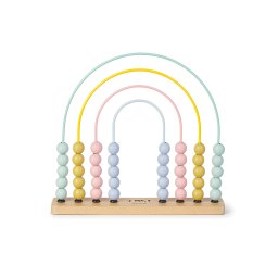 Abac din lemn sub forma de curcubeu, saro baby