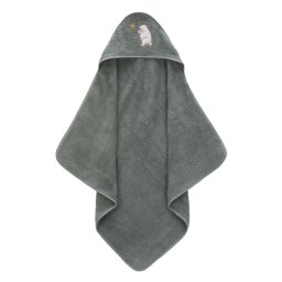 Prosop brodat bear, green 75x75m. fillikid