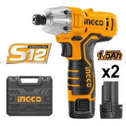 Filetanta cu Impact 12V, 100Nm, 2 Acumulatori + Accesorii