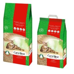 JRS Cat's Best Eco Plus Asternut natural din lemn pentru litiera 40 L + 20 L = 60 L (25,8 kg)
