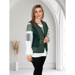 Vesta brodata traditional Luana 2