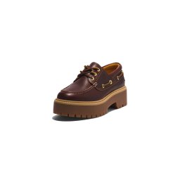 TIMBERLAND Pantofi cu șireturi 'Stone Street 3 Eye' maro / maro caramel / maro închis
