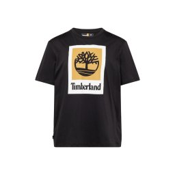 TIMBERLAND Tricou maro pueblo / negru / alb