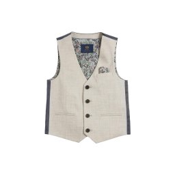 Next Vestă crem / gri