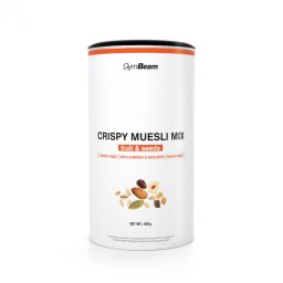 GymBeam Crispy Muesli Mix 420 g semințe de fructe