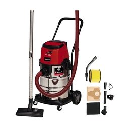 Einhell - TE-VC 36/30 S Auto PXC - Aspirator, umed-uscat fara acumulatori si incarcator, Li-Ion, 18 V, - Ah, 150 mbar, accesorii