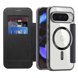 Husa Husa pentru Google Pixel 10 / 10 Pro - Techsuit SmartMag Book Case - Black