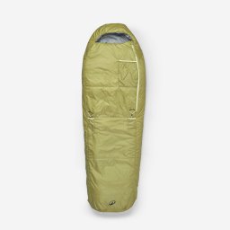Sac de dormit de camping 10°C ușor și compact Kaki Copii