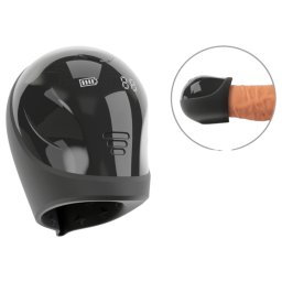Rebel - vibrator cap penian impermeabil - negru
