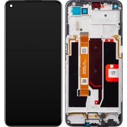 Piese si componente Display - Touchscreen Oppo A74 5G / Oppo A54 5G, Negru, Service Pack 4906219