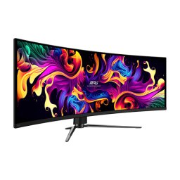 Monitor LED QD-OLED Curbat MPG 491CQPX QD-OLED, 49 inch, 5120 x 1440 pixeli, 0.03 ms GTG, Negru