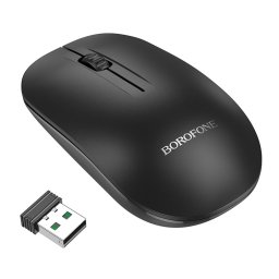 Mouse fara Fir, 2.4Ghz, 1000DPI, 3 Butoane, Cip M68 - Planet (BG14) - Black