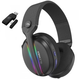 Casti Gaming Wireless Proove Glimmer, RGB, BT / Wi-Fi / Wired, Negre Mov WHGL00022016
