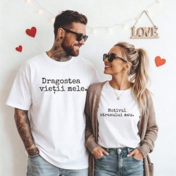 Set tricouri Valentines day - Dragostea vieții mele