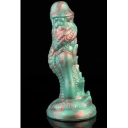 Dildo Draco, Silicon Lichid, Verde, 20.5 cm