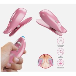 Clame de Sfarcuri Cayley, Remote Control, 10 Moduri Vibratii, USB Magnetic, Roz