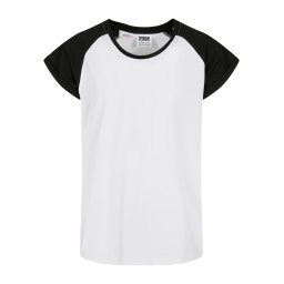 Urban Classics Tricou negru / alb