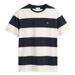 GANT Tricou bleumarin / alb