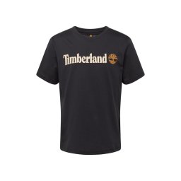 TIMBERLAND Tricou bej deschis / portocaliu / negru