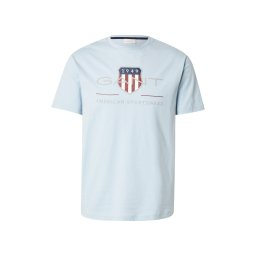 GANT Tricou albastru marin / albastru deschis / gri deschis