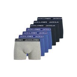 JACK & JONES Boxeri 'JACDANNY' albastru / albastru noapte / gri amestecat / alb