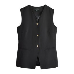 Next Vestă de costum negru