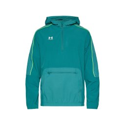 UNDER ARMOUR Geacă sport 'Challenger' verde petrol / verde iarbă / alb