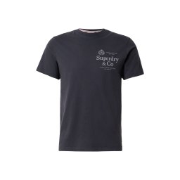 Superdry & Co Tricou '1954 Company' albastru marin / gri