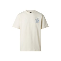 THE NORTH FACE Tricou gri bazalt / alb natural