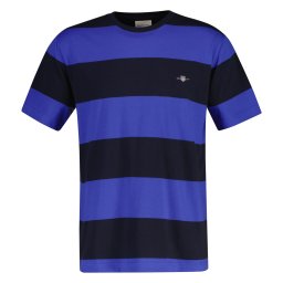 GANT Tricou albastru cobalt / negru