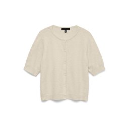 VERO MODA Geacă tricotată 'VMDoffy' alb lână