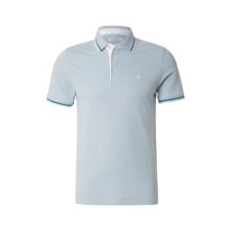 JACK & JONES Tricou 'JJEPaulos' albastru pastel / alb