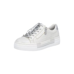 Rieker Sneaker low argintiu / alb