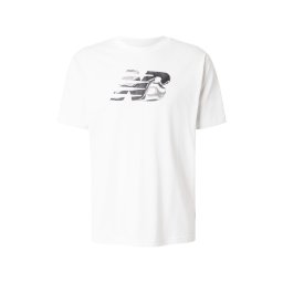 new balance Tricou funcțional gri / gri metalic / alb