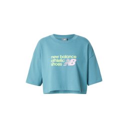 new balance Tricou cyan / galben citron / roz