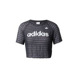 ADIDAS ORIGINALS Tricou negru / alb