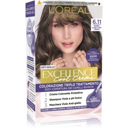 L’Oréal Paris Excellence Cool Creme culoare par culoare 6.11 Biondo Ultra Scuro Fredo 1 buc