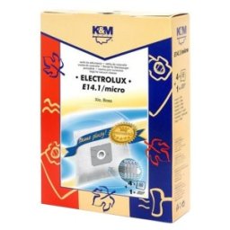 Sac Aspirator Electrolux Xio, Sintetic, 4 x Saci + 1 Filtru, K&M