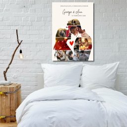 Cadou ziua indragostitilor Tablou canvas Doua Suflete